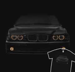 E39 T-Shirt T-Shirt Yellow Yellow Headlights Headlights Holiday