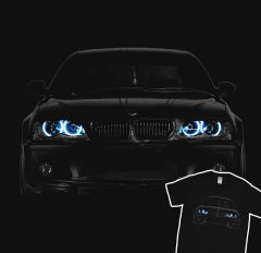 E46 T-Shirt T-Shirt Blue Blue Angel Angel Eyes