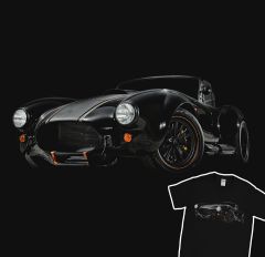 Cobra 1965 Shelby Backdraft Coche Carreras Camiseta