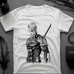 Metal Gear Solid Grey Fox Ninja Cibernetico Minimal Camiseta