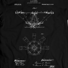 Maquina Voladora Edison 1910 100 Algodon Camiseta