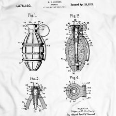 T-Shirt Paten Patent Design Design Anthony Anthony Marcus