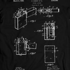 Encendedor Zippo Patente 1936 100 Algodon Camiseta