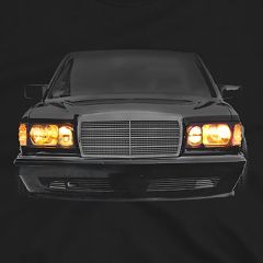 W126 S-Class T-Shirt | Classic German Luxury Car Tee | Vintage Automotive Design Shirt